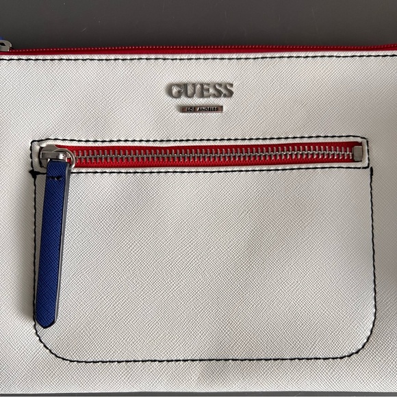 GUESS White Wristlet with Keychain - Picture 4 of 7
